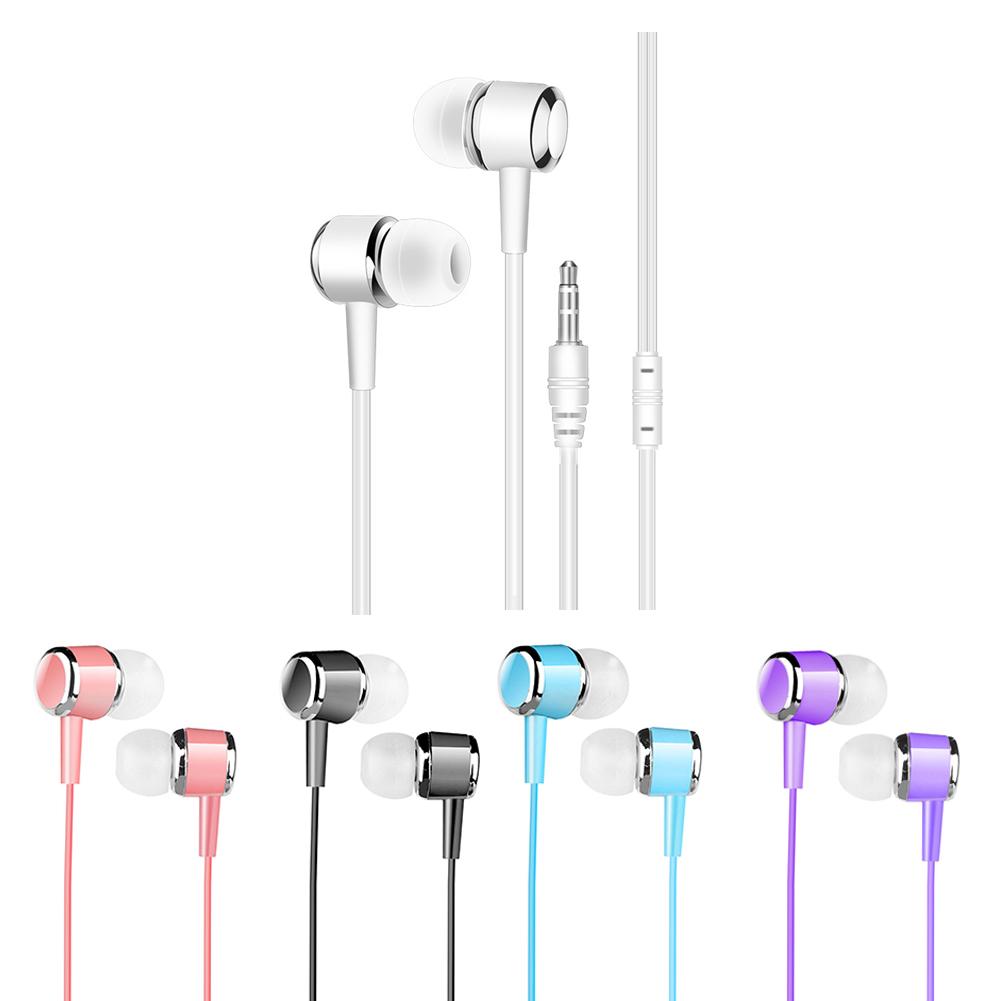 

Universal In-Ear Earbuds Headsets Music Earphones 3.5mm Stereo Headphone, Purple, 501 Original