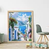Sea View Villa-11CT Stamped Cross Stitch 40*50cm/15.75*19.69in tapestrymarket