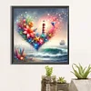 (40*40cm)Lighthouse - Full Round Drill Diamond Painting