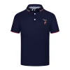 New thin lapel casual sports polo shirt