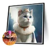 Diamond Painting-DIY Full Round Drill Cat(40x40cm)
