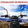 Mountain Bike Rearview Reflector Adjustable Motorcycle Handlebar Mirror