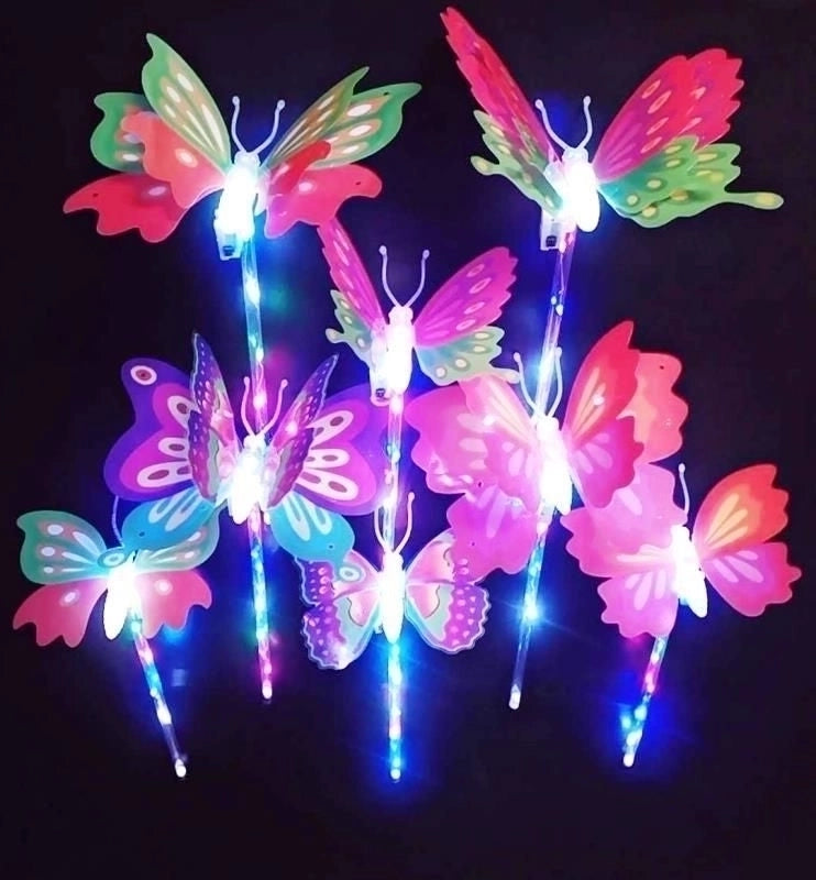 Handheld Butterfly Luminous Glow Stick Toy Light-emitting Sword Toy