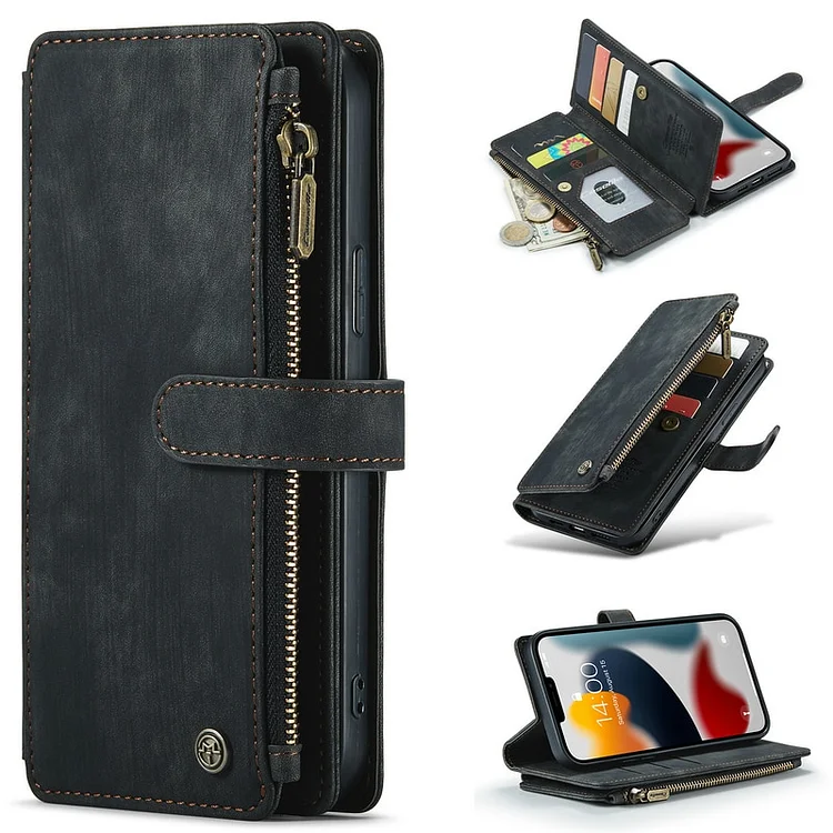 Luxury Phone Case For iPhone 14 13 mini11 Pro XS Max 7 8 Plus Samsung S22 ultra Leather wallet Cover For iPhone 15 Pro Max