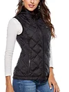 Ladies heated vest, 3 heating, 4 heating zones, washable neck heating jacket