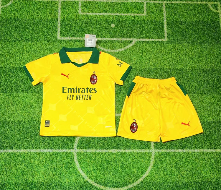 25/26 AC Milan's second guest children's clothing