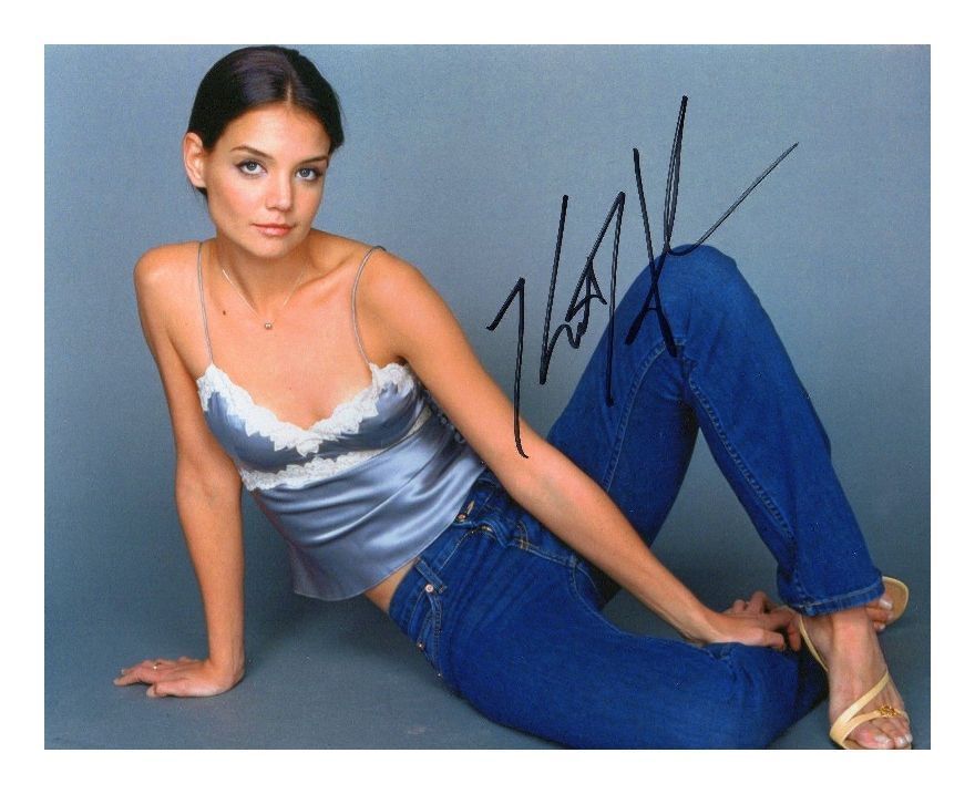 KATIE HOLMES AUTOGRAPHED SIGNED A4 PP POSTER Photo Poster painting PRINT 10