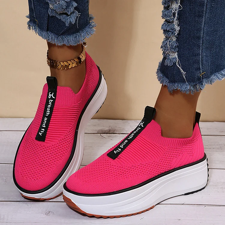 Slip On Sneakers Women Air Cushion Orthopedic Walking Shoes