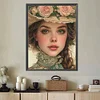 Diamond Painting-DIY Full Round Drill Modern Girl(40*50CM)