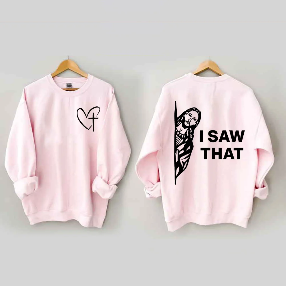 I Saw That Heart Sweatshirt