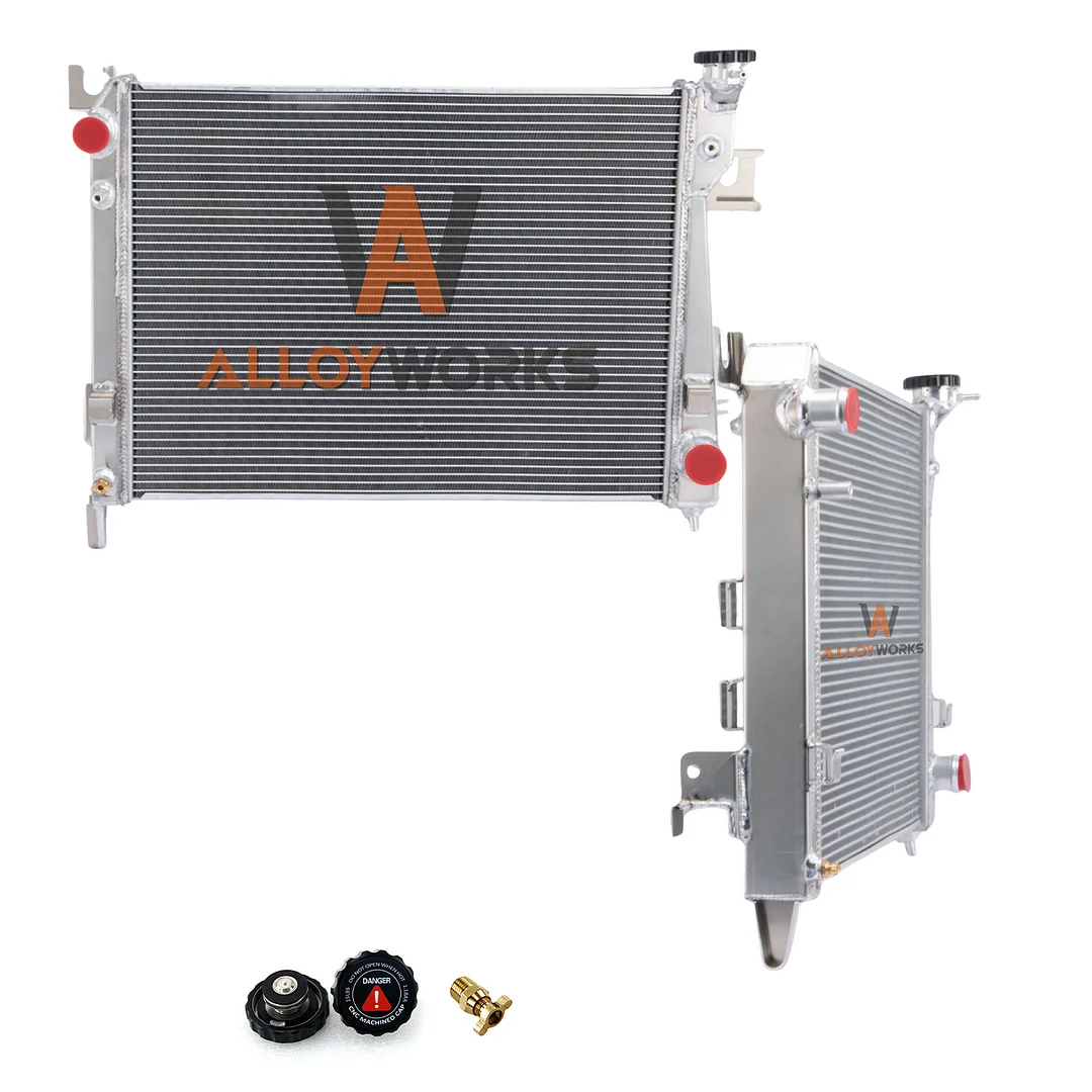 Alloyworks 2813 4 Row Radiator For 2004-2008 Dodge Ram 1500 2500 3500 5.7L Hemi V8