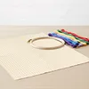 2 Pcs 11CT Cross Stitch Fabric 11.81x11.81 Inch Needlework Embroidery Fabric Embroidery Fabric Cloth for Garment Craft Needle-Embroidery DIY Decoration
