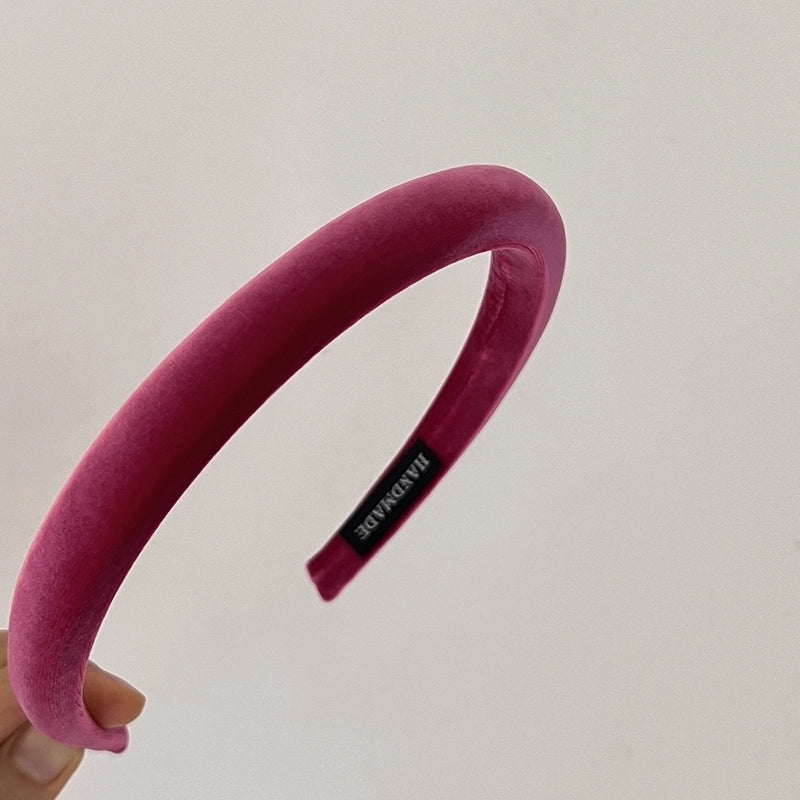 Women’s Minimalist Solid Color Cloth Handmade Hair Band