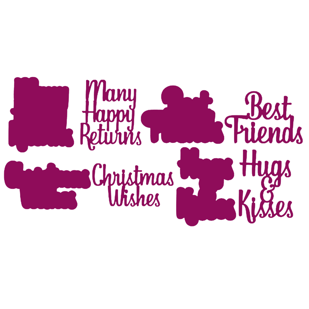 

Love Letters - Paper Craft Cutting Dies, 501 Original