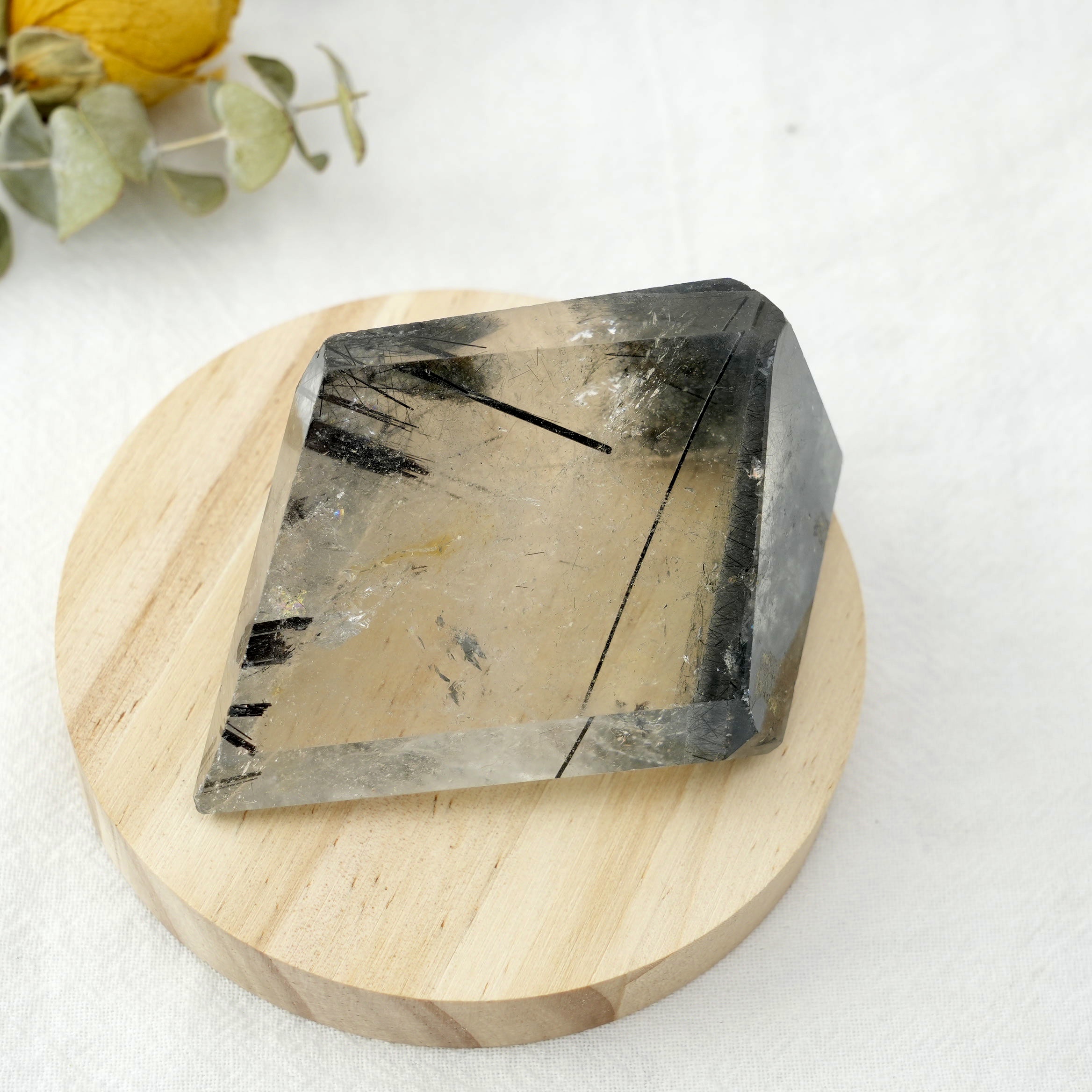 Black Rutiled Quartz Freeform