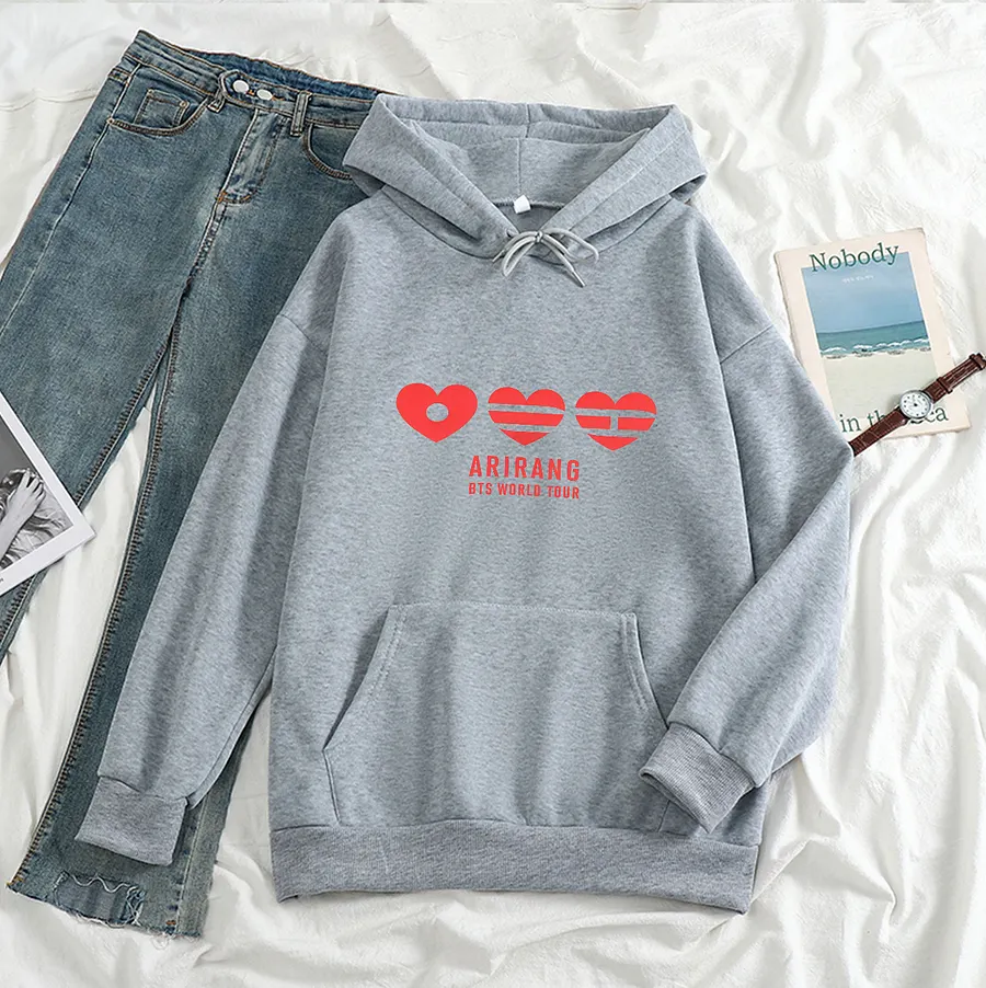 BTS Arirang World Tour Loving Hoodie - Triple Heart Logo