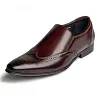 Men's Luxury Wingtip Leather Loafers