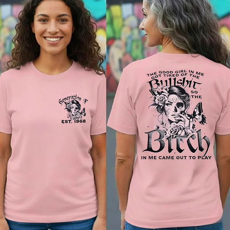 The "BULLSHIT TO BITCH" Gen X Collection - Customizable Hoodies & T-Shirts