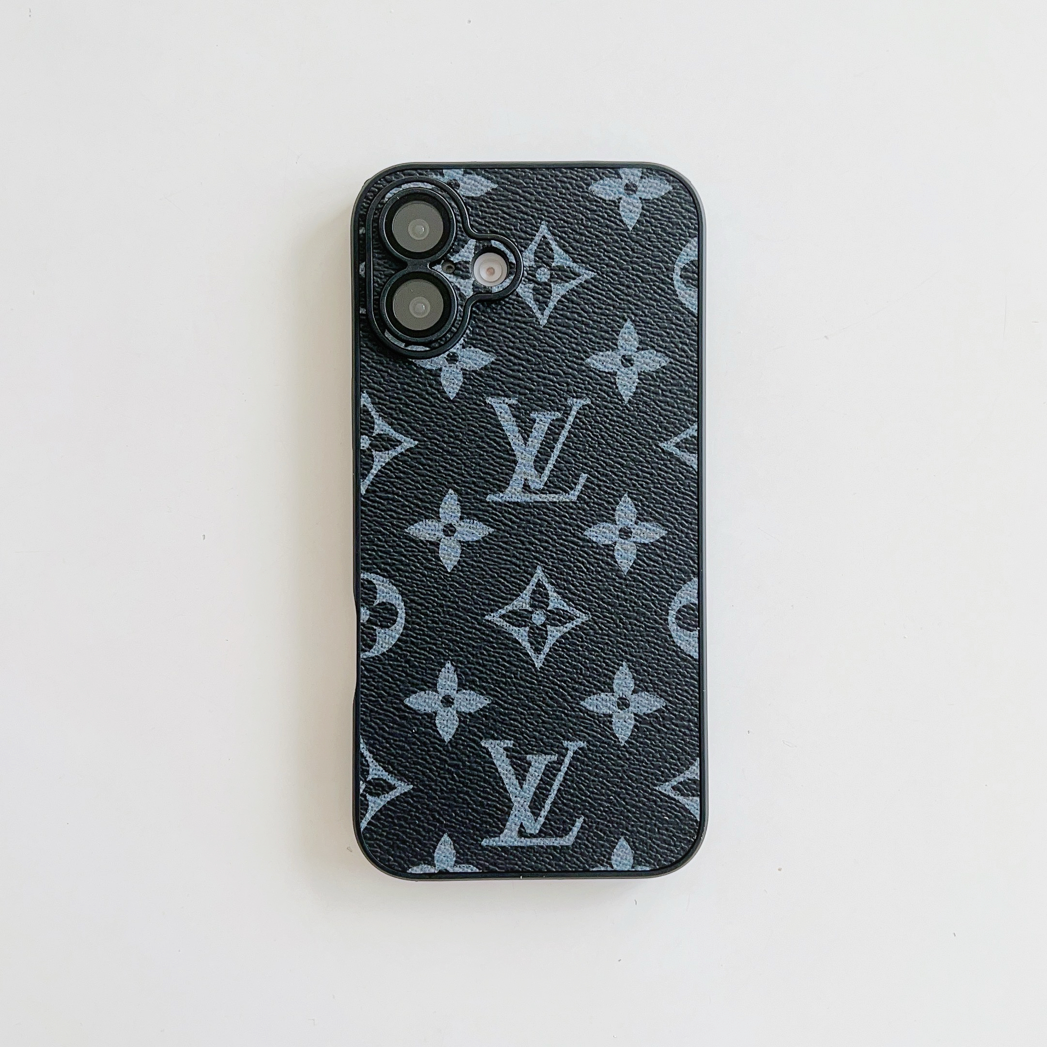 Classic Canvas LV Monogram Leather Apple iPhone Back Cover Protective Case