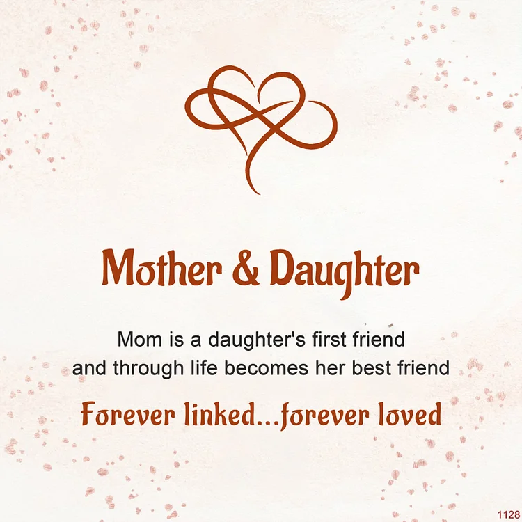 Gift Card - For Daughter Forever Linked Forever Loved
