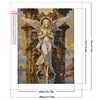 Roses and angels kit complet de peinture en diamant &agrave; perceuse carr&eacute;e 5D DIY pour adultes 40*50 cm