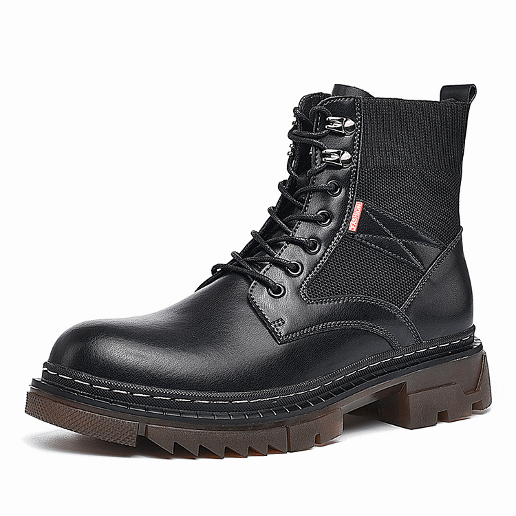 Kanyap-Men Comfy round Toe  Resistant High Top Tooling Boots