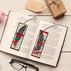 4Pcs DIY Rose Feather Special Shape Diamond Painting Bookmark