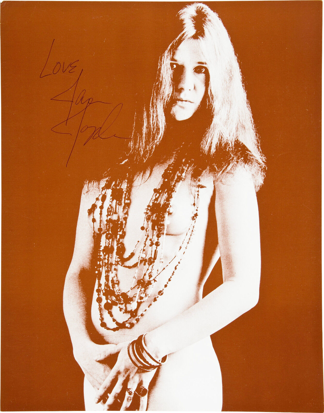 JANIS JOPLIN Signed Photo Poster paintinggraph - Rock Singer - 1960s - preprint