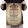 Cowboy Words Of Wisdom - Vintage Metal Signs - 20*30cm/30*40cm - Western&Warning