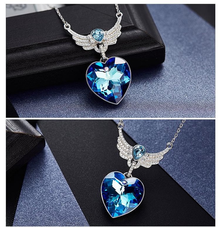 Love-shape Crystalm Necklace
