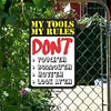 Tool Rules - Vintage Metal Signs(12*16Inch) 