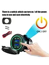 Car Charger Dual USB 12V-24V QC 3.0 Cigarette Lighter Socket with Touch Switch