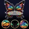 &Eacute;tag&egrave;re d&rsquo;angle papillon en acrylique - D&eacute;coration artisanale 5d