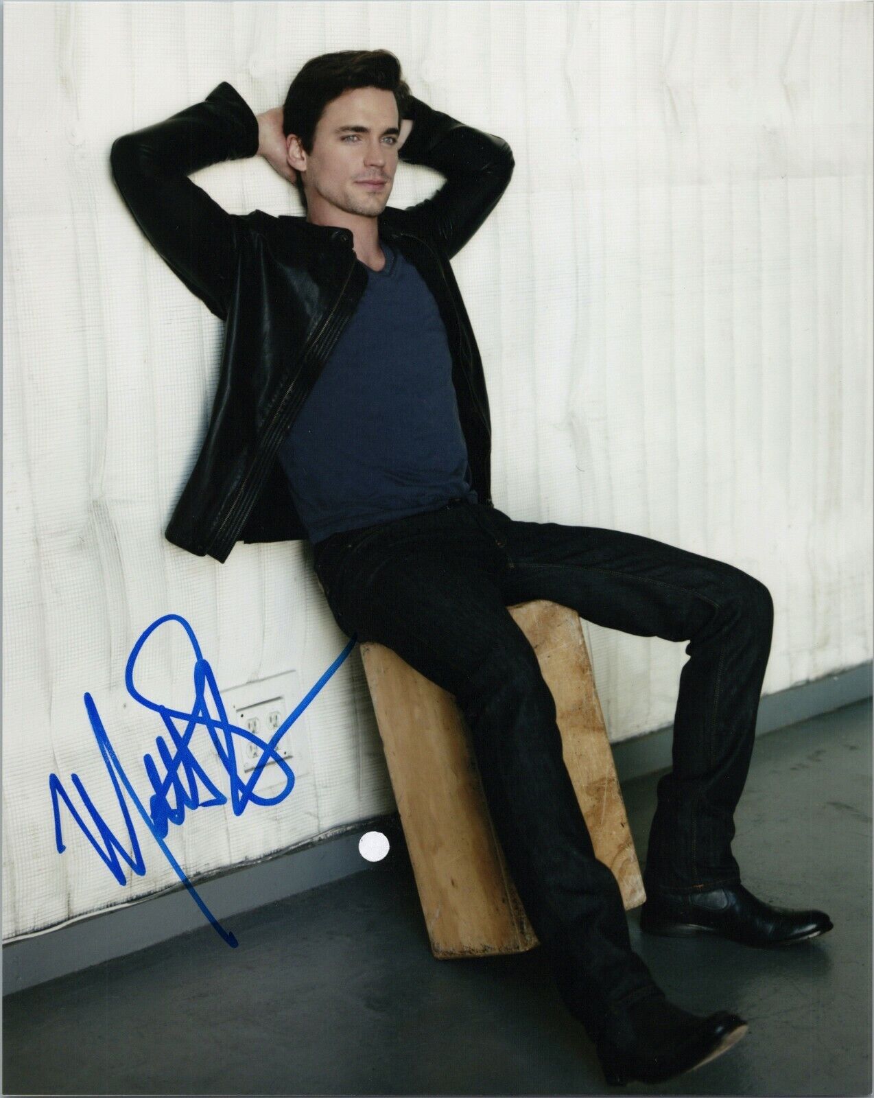 ~~ MATT BOMER Authentic Hand-Signed Doom Patrol - Negative Man