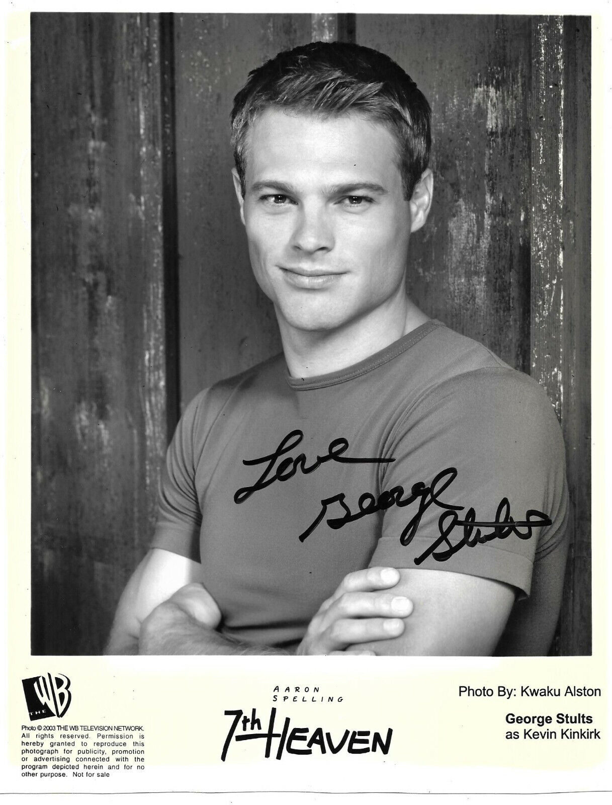 George Stults Authentic Signed 8x10 Photo Poster painting Autographed, 7th Heaven, Kevin