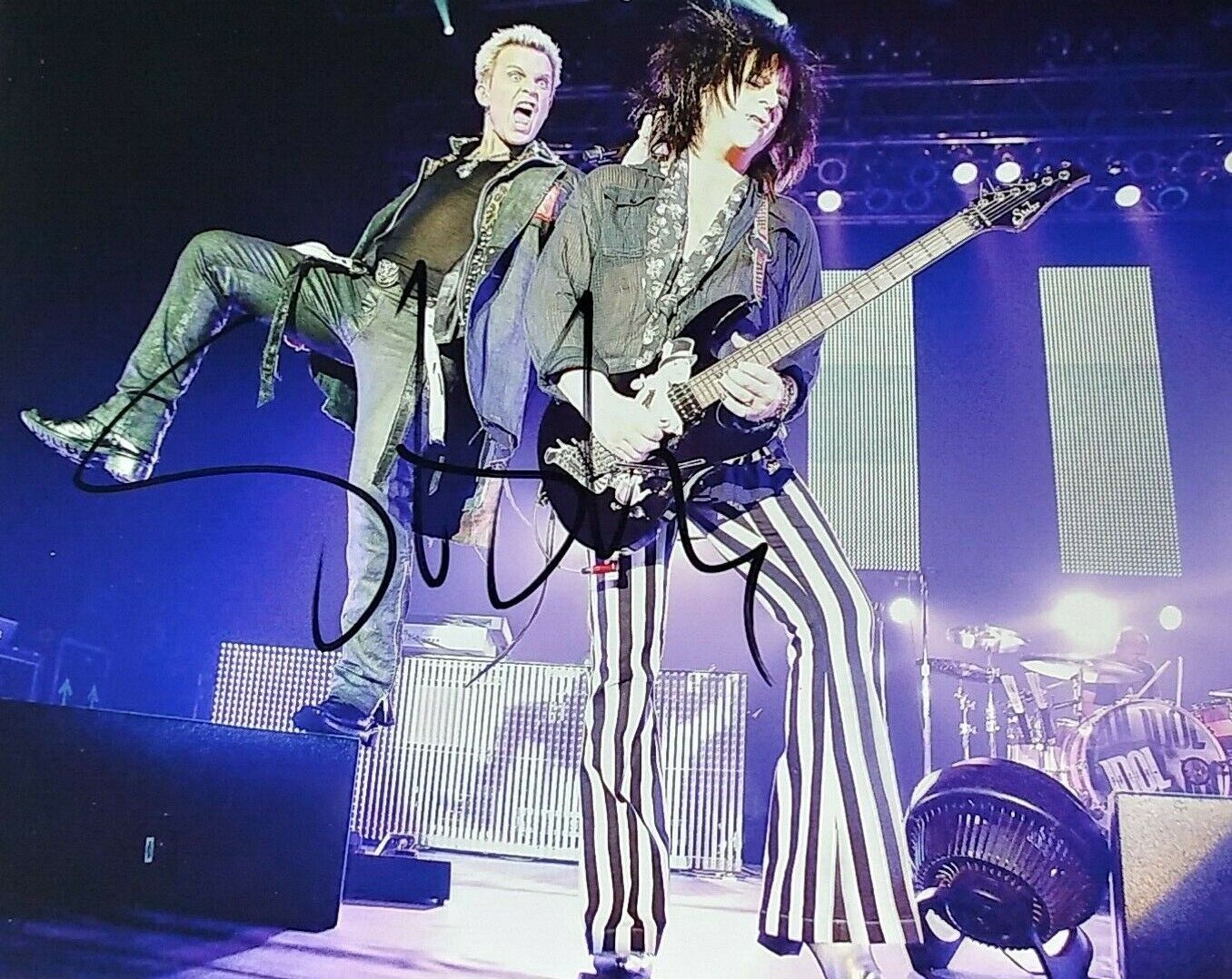 Steve Stevens signed 8 x 10