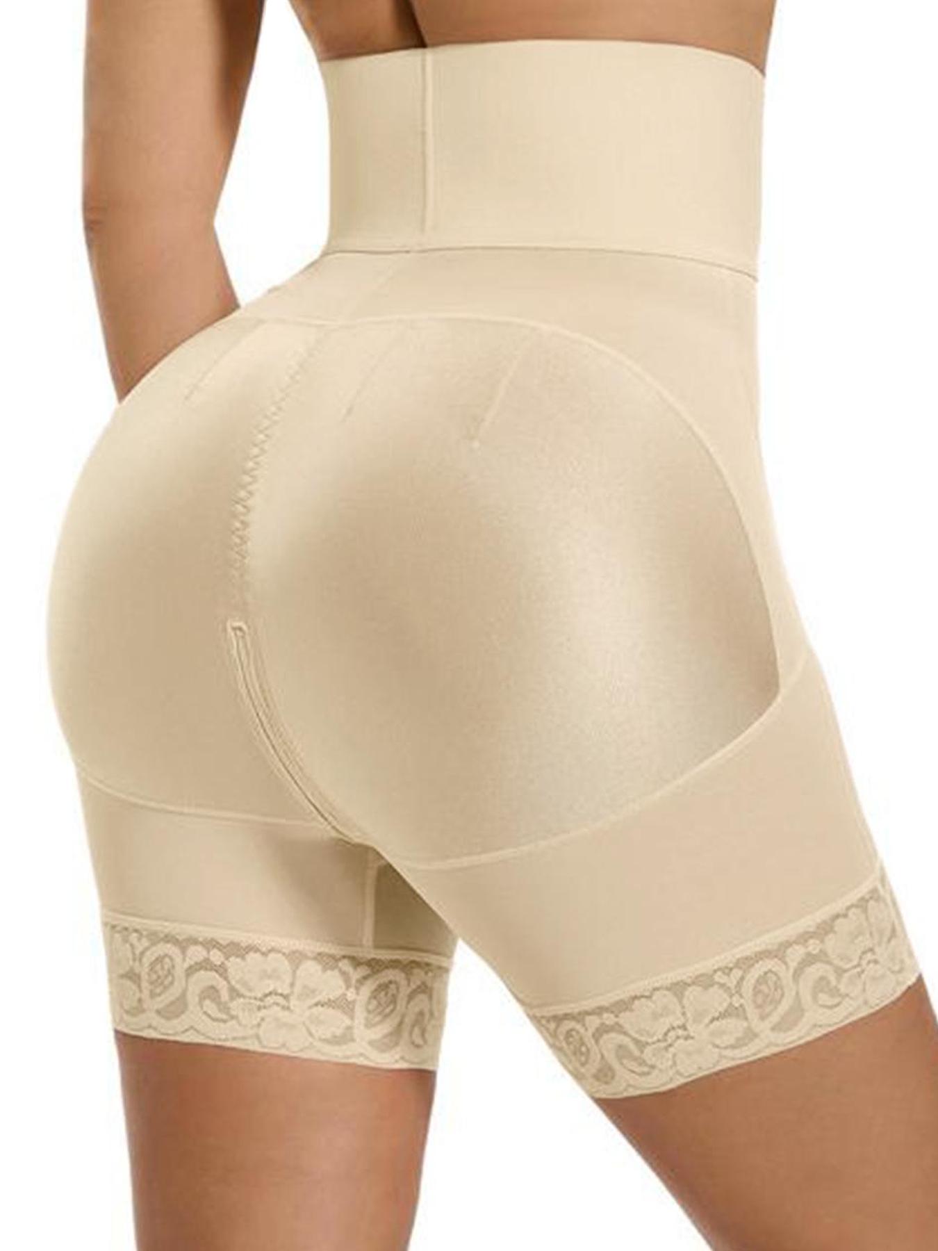 LUXSEREN Women's High-Waist High-Elastic Body-Shaping Panties - Body Sculpting Compression, 3-Row Crotch Closure, Adjustable Waist Cincher, Abdominal Lift Boyshorts, All-Season Minimalist Basic Compression Underwear