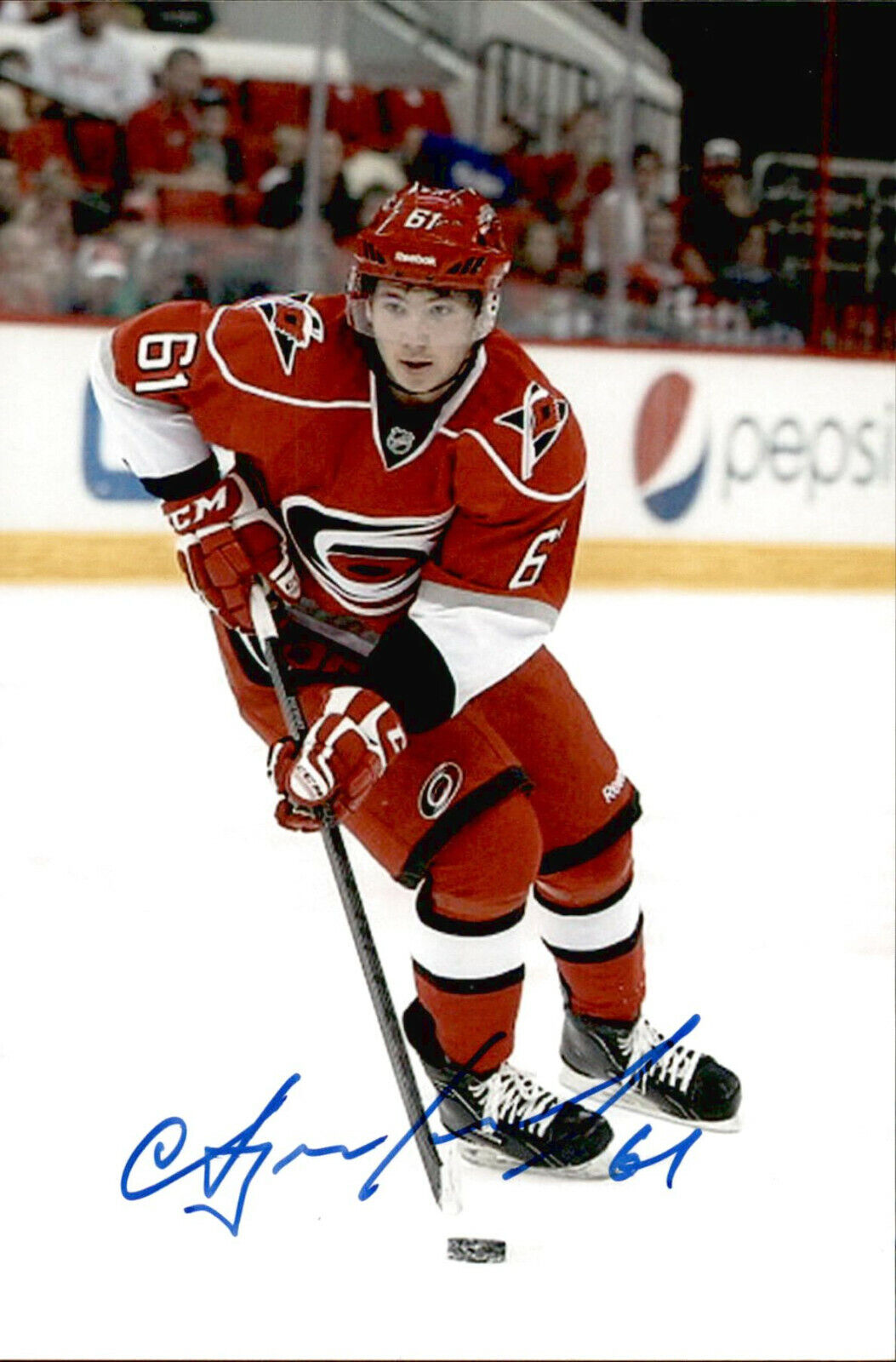 Sergei Tolchinsky SIGNED 4x6 Photo Poster painting TEAM RUSSIA / CAROLINA HURRICANES #2