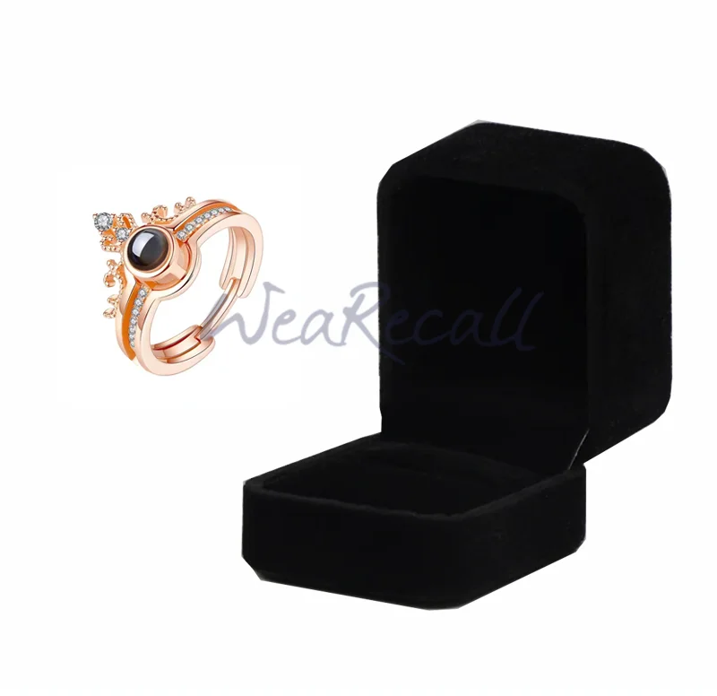 Projector Picture Custom Personalized Photo Ring 925 Silver wetirmss