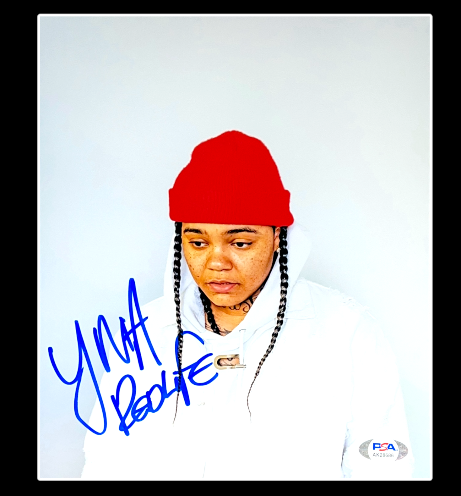 YOUNG MA HAND SIGNED AUTOGRAPHED INSCRIBED HIP HOP 8X10 Photo Poster painting WITH PSA DNA COA 4