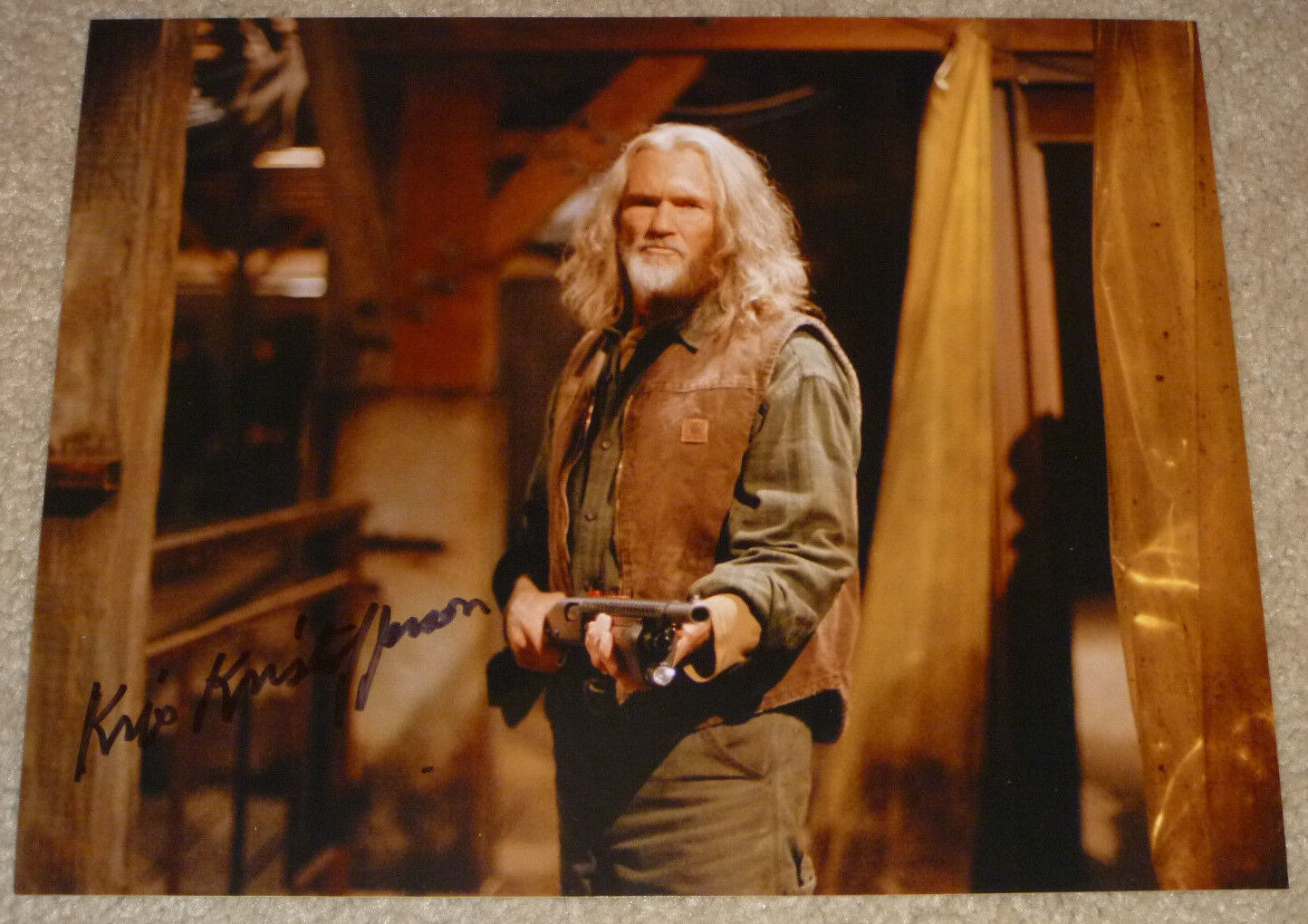 Kris Kristofferson Authentic Signed 8x10 Movie Photo Poster painting Autographed, Blade