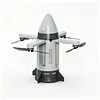 LED Spray Folding Rocket Remote Control Drone Outdoor Flying Toy