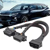 OBD2 Extension Cable 16Pin OBD2 Male To Dual Female Elbow Extension Cable 12-24V