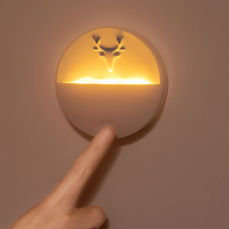 Motion Sensor Night Light With Aromatherapy - Miltifunctional USB Rechargeable LED Wall Light - Appledas