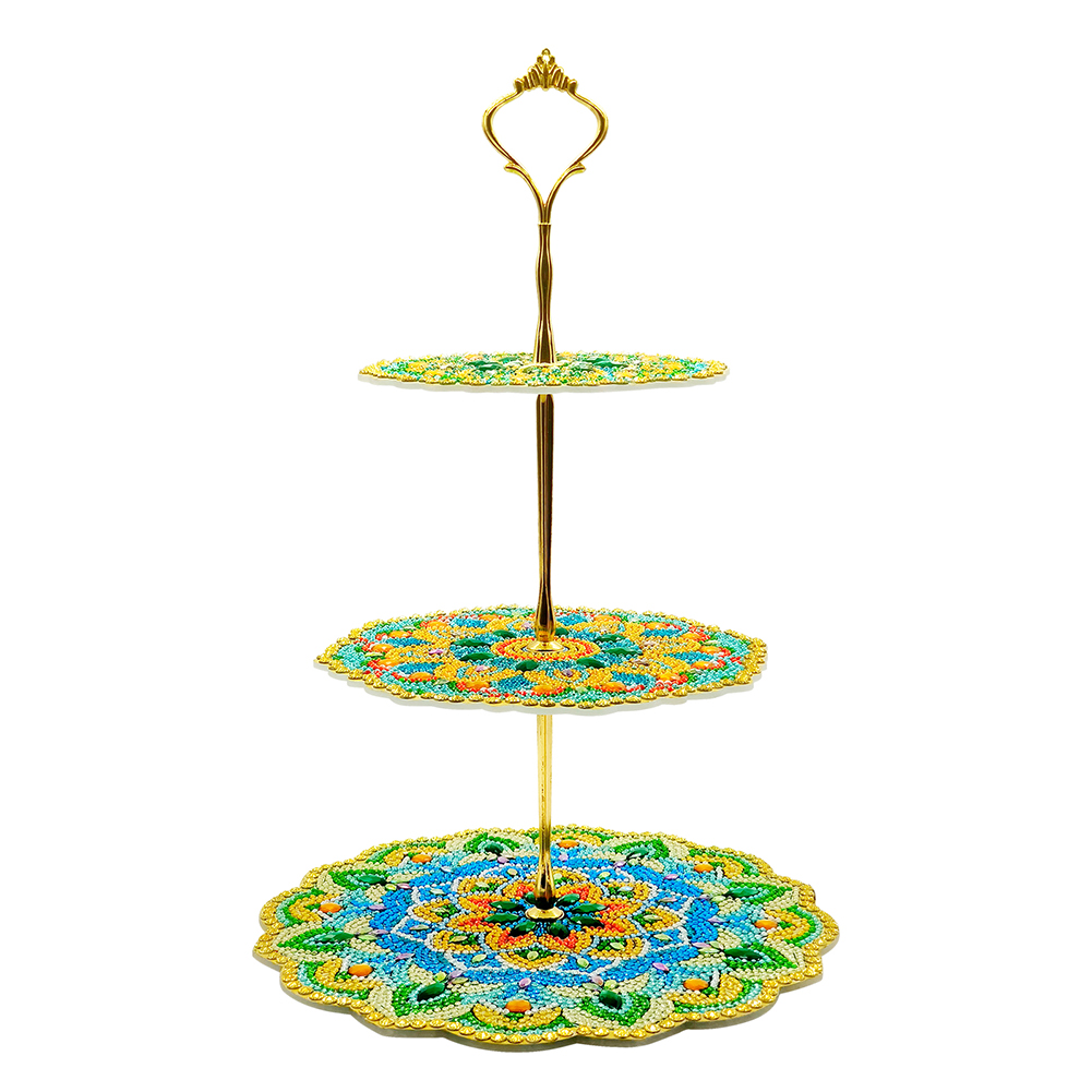 3-Tiered Tray Mandala-Craft Ornament