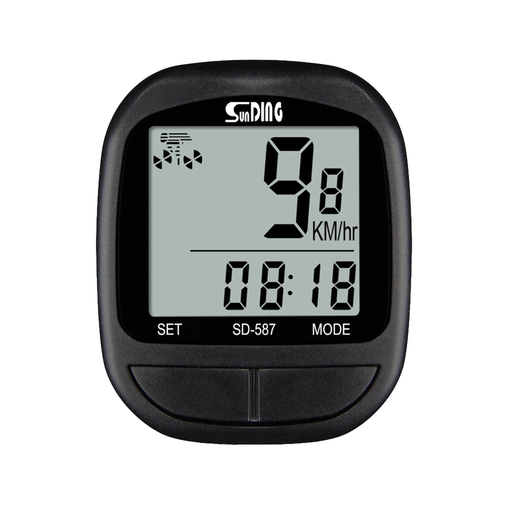 

SUNDING Bike Waterproof Computer Cycling Equipment LCD Bicycle Odometer, 501 Original