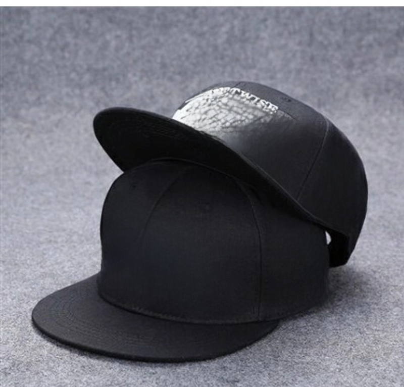 Unisex Casual Solid Color Flat Eaves Baseball Cap