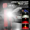 Rotating Work Light Rechargeable Flashlight Camping Torch for Work and Outdoor