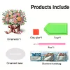 (US Local)DIY Flower Special Shaped Diamond Painting Desktop Ornaments Kit 