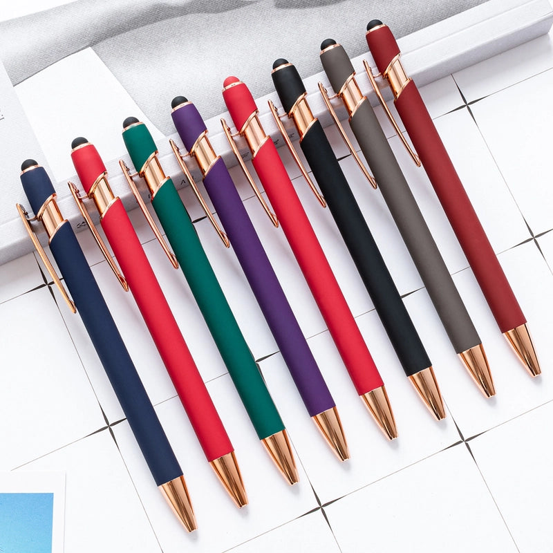 Aluminum Ball Pen Spot Press Ball Pen Metal Medium Oil Pen Printable Press Aluminum Ball Pen
